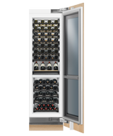 Fisher & Paykel RS2484VR2K1 wine cabinet open door studio view