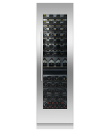 Fisher & Paykel RS2484VR2K1 wine cabinet with panel, front view
