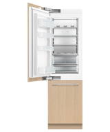 Fisher & Paykel RS2484WLUK1 24" Series 9 Integrated Column Refrigerator Freezer, Ice & Water, Panel Ready, Left Hinge - Angle View