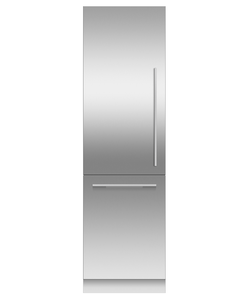 Fisher & Paykel RS2484WLUK1 24" Series 9 Integrated Column Refrigerator Freezer, Ice & Water, Panel Ready, Left Hinge - Front View