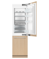 Fisher & Paykel RS2484WRUK1 24" Series 9 Integrated Column Refrigerator Freezer, Ice & Water, Panel Ready, Right Hinge - Angle View