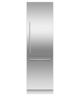 Fisher & Paykel RS2484WRUK1 24" Series 9 Integrated Column Refrigerator Freezer, Ice & Water, Panel Ready, Right Hinge - Front View