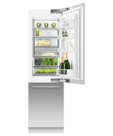 Fisher & Paykel RS2484WRUK1 24" Series 9 Integrated Column Refrigerator Freezer, Ice & Water, Panel Ready, Right Hinge - Detail View
