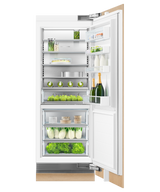Fisher & Paykel RS3084SRHK1 column refrigerator open door studio view