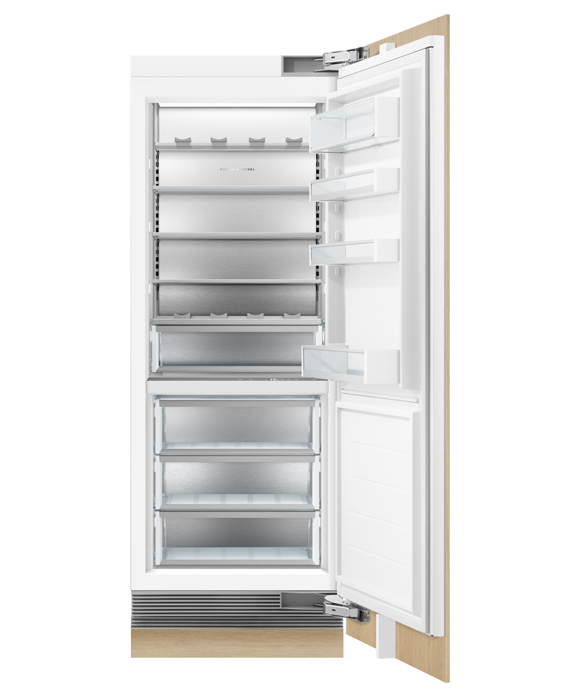 Fisher & Paykel RS3084SRK1 column refrigerator angled studio view