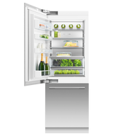 Fisher & Paykel RS3084WLUK1 30" Series 9 Integrated Column Refrigerator Freezer, Ice & Water, Panel Ready, Left Hinge - Detail View