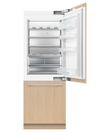 Fisher & Paykel RS3084WRUK1 30" Series 9 Integrated Column Refrigerator Freezer, Ice & Water, Panel Ready, Right Hinge - Angle View