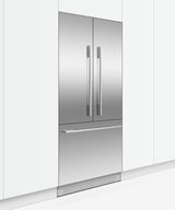 Fisher & Paykel 32 inch Series 7 Integrated French Door Refrigerator Freezer installed in kitchen, third view