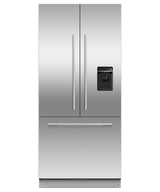 Fisher & Paykel 32 inch Series 7 Integrated French Door Refrigerator Freezer, panel ready, front view