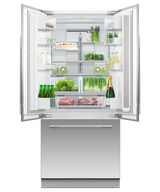 Fisher & Paykel 32 inch Series 7 Integrated French Door Refrigerator Freezer, panel ready, third view