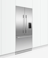 Fisher & Paykel 32 inch Series 7 Integrated French Door Refrigerator Freezer installed in kitchen, fourth view
