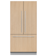 Fisher & Paykel 36 inch Series 7 Integrated French Door Refrigerator Freezer, panel ready, front view