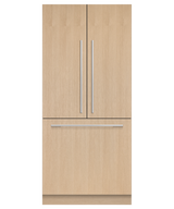 Fisher & Paykel 36 inch Series 7 Integrated French Door Refrigerator Freezer, panel ready, front view