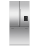 Fisher & Paykel 36 inch Series 7 Integrated French Door Refrigerator Freezer, panel ready, front view