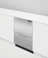 Fisher & Paykel DD24DCTX9_N Series 7 Contemporary Tall Double DishDrawer Dishwasher, Stainless Steel - Image 2