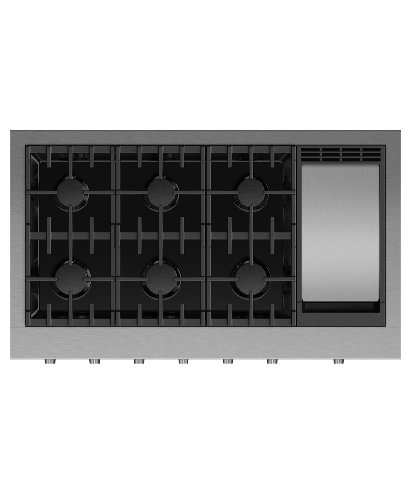 Fisher & Paykel CPV3-486GD-L Professional Rangetop - top view