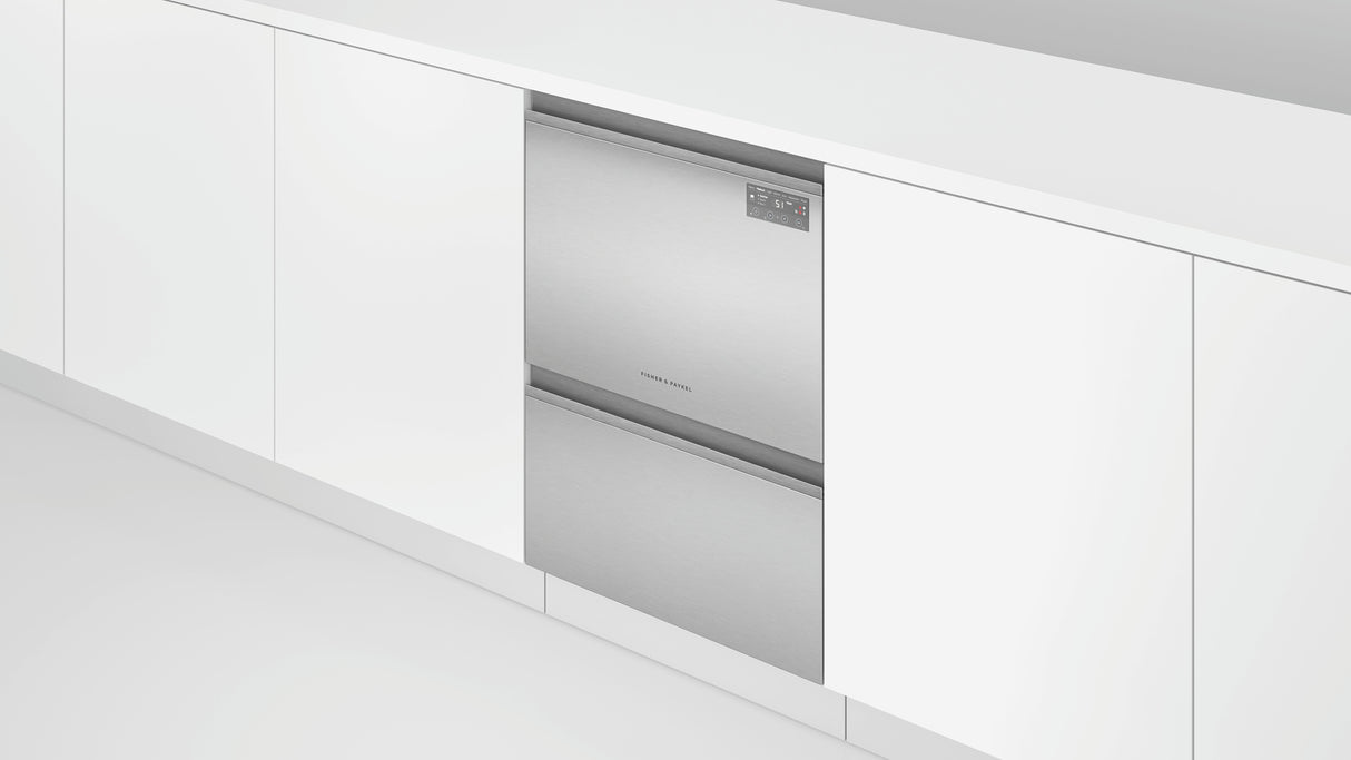 Fisher & Paykel DD24DT2NX9 Series 7 Contemporary Tall Double DishDrawer Dishwasher, Stainless Steel - Image 6