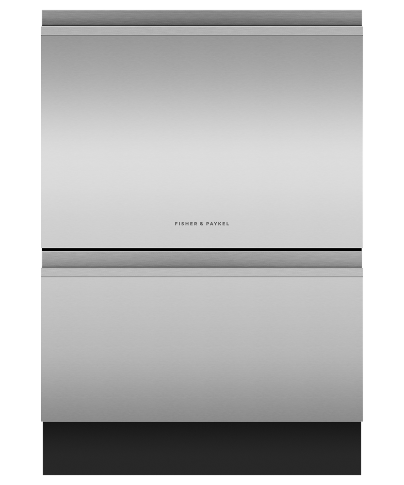 Fisher & Paykel DD24DT4NX9 Series 9 Contemporary Tall Double DishDrawer Dishwasher, Stainless Steel - Image 1