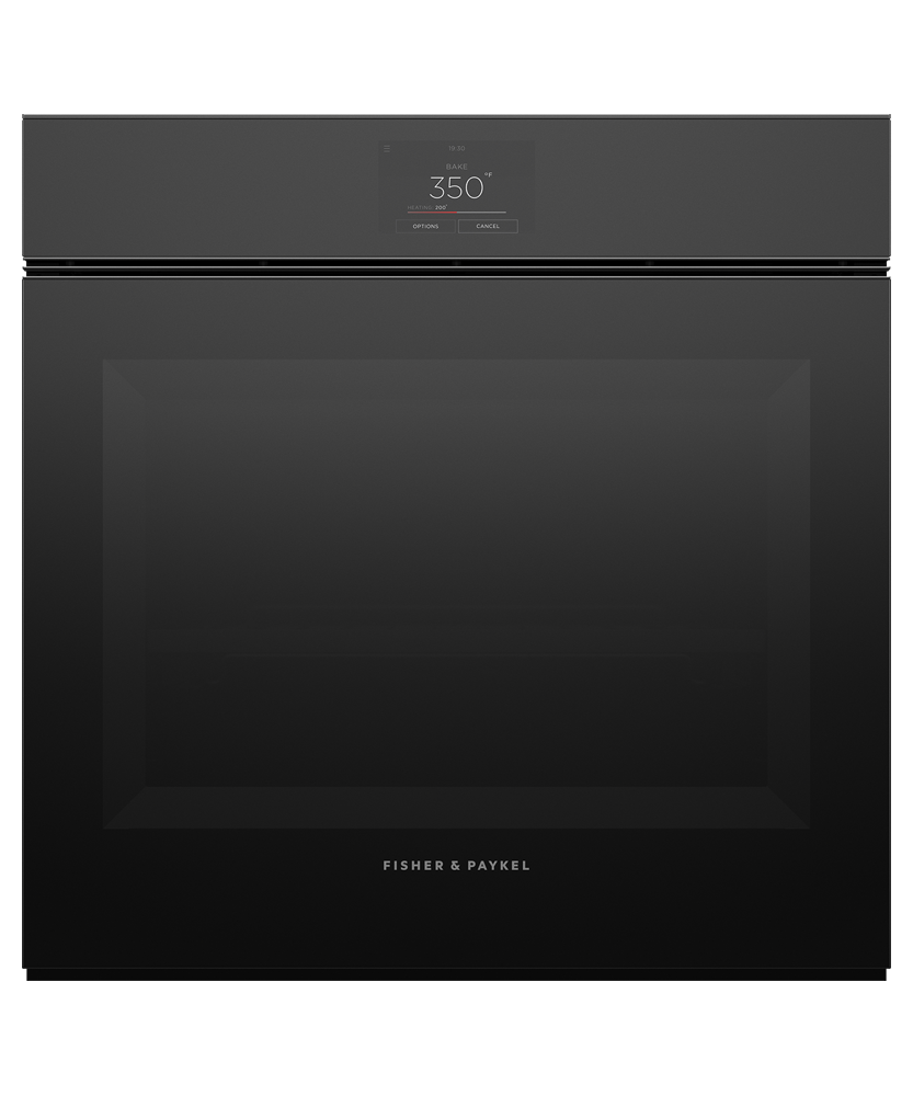 Fisher & Paykel OB24SMPTNB1 24" Series 9 Minimal Handleless Self-Cleaning Oven, 16 Function - Front View