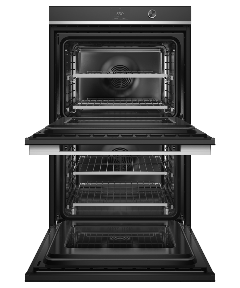 Fisher & Paykel OB30DDPTDX2 30" Series 9 Contemporary Self-Cleaning Double Oven - Angle View