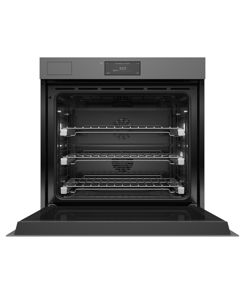 Fisher & Paykel OB30SMPSUNG3 30" Series 11 Minimal Handleless Self-Cleaning Steam Assist Oven - Angle View