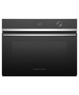 Fisher & Paykel OM24NDTDX1 24-inch Contemporary Compact Convection-Speed Oven - Front View