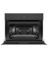 Fisher & Paykel OM24NMTNB1 Minimal Handleless Compact Convection-Speed Oven - Angle View