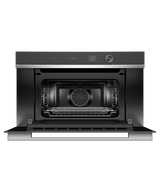 Fisher & Paykel OM30NDLX1 Contemporary Compact Convection-Speed Oven - angled view