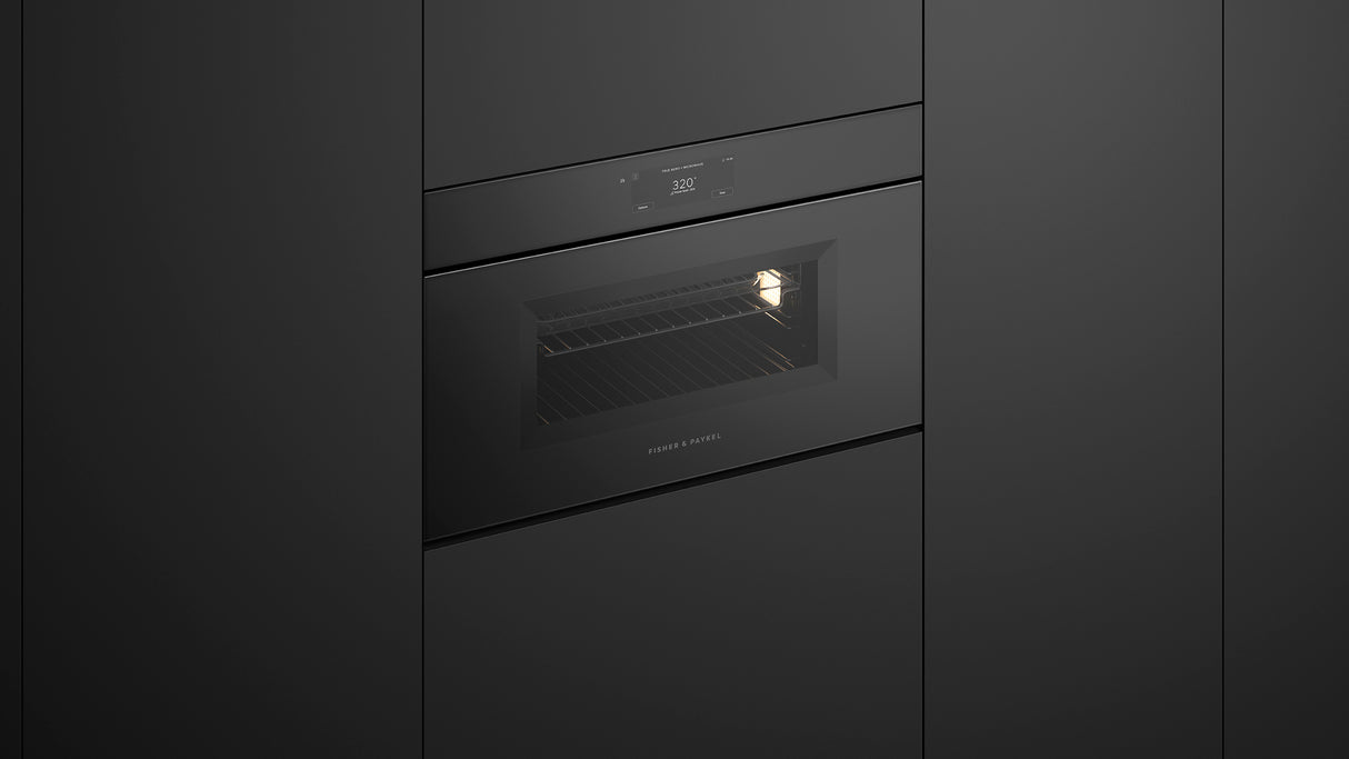 Fisher & Paykel OM30NMUNB3 Convection-Speed Oven Installed in Kitchen