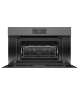 Fisher & Paykel OM30NMUNG3 Minimal Handleless Compact Convection-Speed Oven - angled view