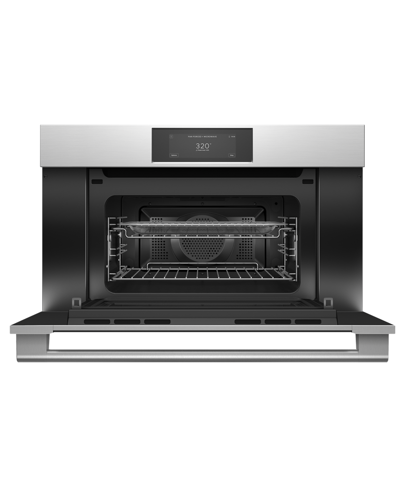 Fisher & Paykel OM30NPUX3 30-inch Professional Compact Convection-Speed Oven - Front View Alternate