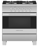 Fisher & Paykel OR30SDG4X1 30 inch Contemporary Gas Range - front studio view