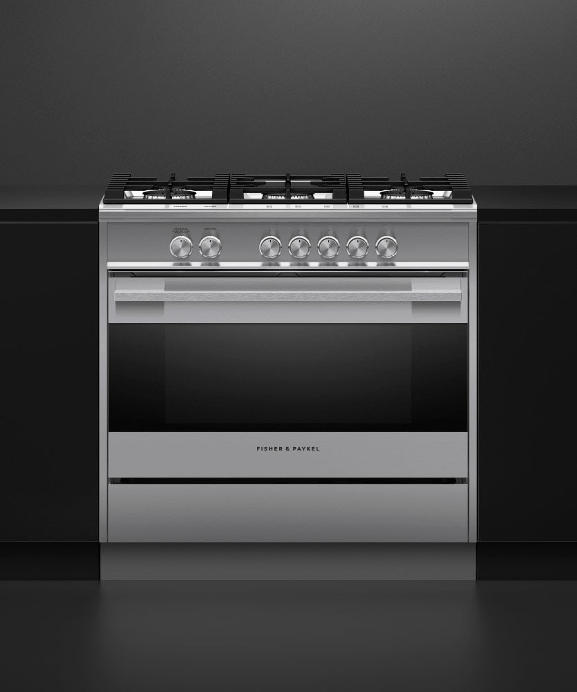 Fisher & Paykel OR36SDG4X1 range installed in modern kitchen