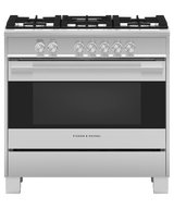 Fisher & Paykel OR36SDG4X1 36 inch Contemporary Gas Range - front studio view