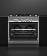 Fisher & Paykel OR36SDG4X1 range in kitchen with cookware