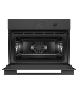 Fisher & Paykel OS24NMTDB1 Minimal Compact Combi-Steam Oven - Angle View