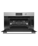 Fisher & Paykel OS30NCUDX3 30-inch Contemporary Compact Combi-Steam Oven - Front View Alternate