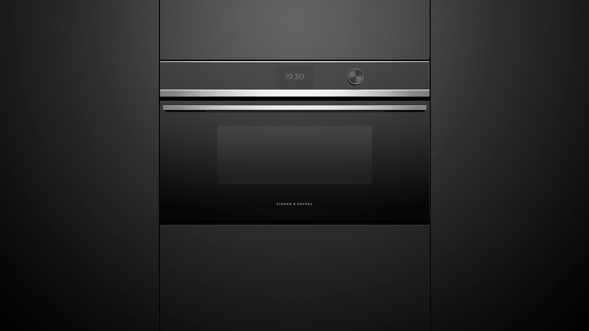 Fisher & Paykel OS30NDTDX1 Contemporary Compact Combi-Steam Oven installed in kitchen