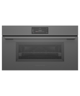 Fisher & Paykel OS30NMUG3 30-inch Minimal Compact Combi-Steam Oven Grey Glass - Front View