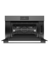 Fisher & Paykel OS30NMUG3 Combi-Steam Oven Grey Glass - Front View Alternate