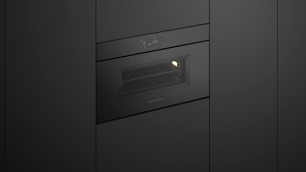 Fisher & Paykel OS30NMUNB3 Combi-Steam Oven Installed in Kitchen