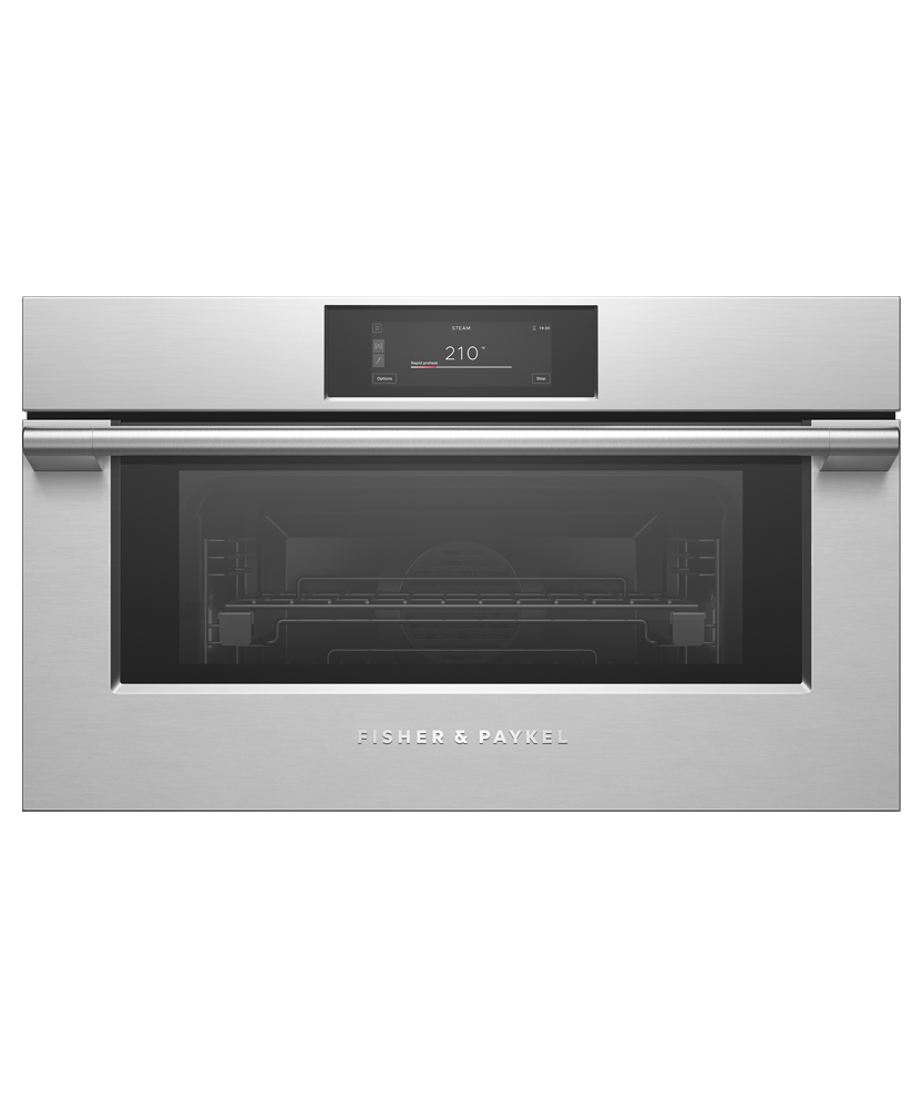Fisher & Paykel OS30NPUX3 30-inch Professional Compact Combi-Steam Oven - Front View