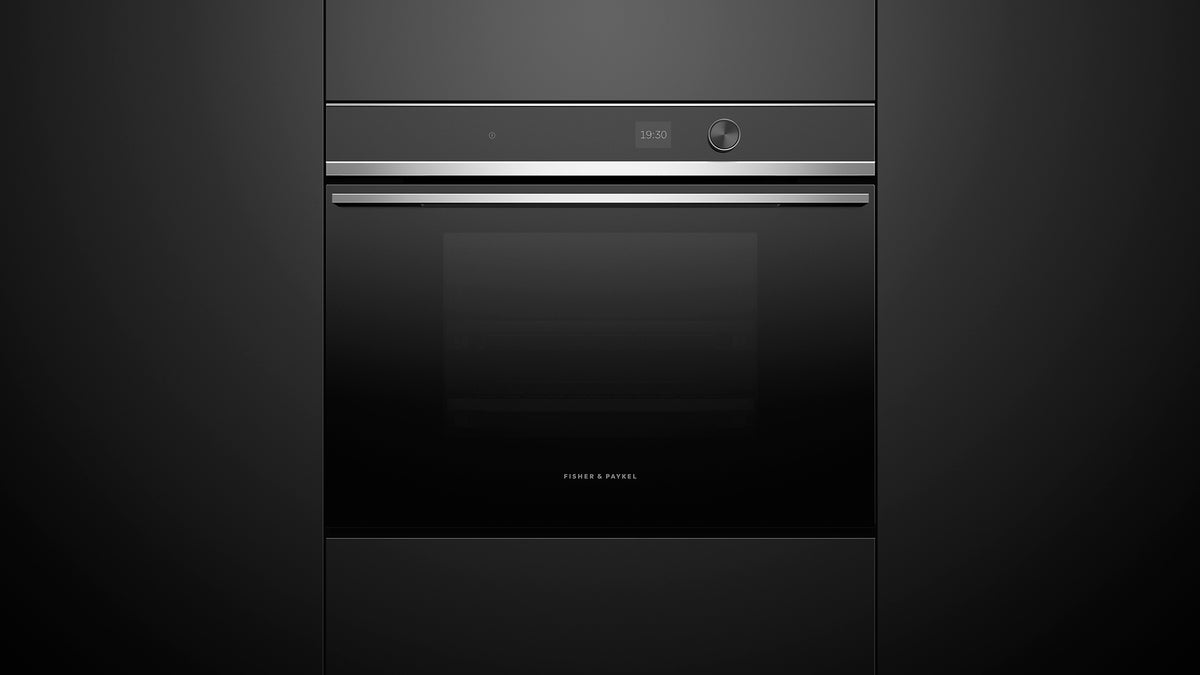 Fisher & Paykel OS30SDLX1 Contemporary Combi-Steam Oven installed in modern kitchen
