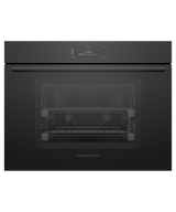 Fisher & Paykel OS30SMUB3 30-inch Minimal Combi-Steam Oven Black Glass - Front View