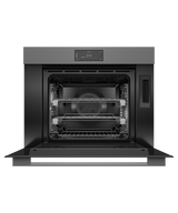 Fisher & Paykel OS30SMUG3 Combi-Steam Oven Grey Glass - Front View Alternate