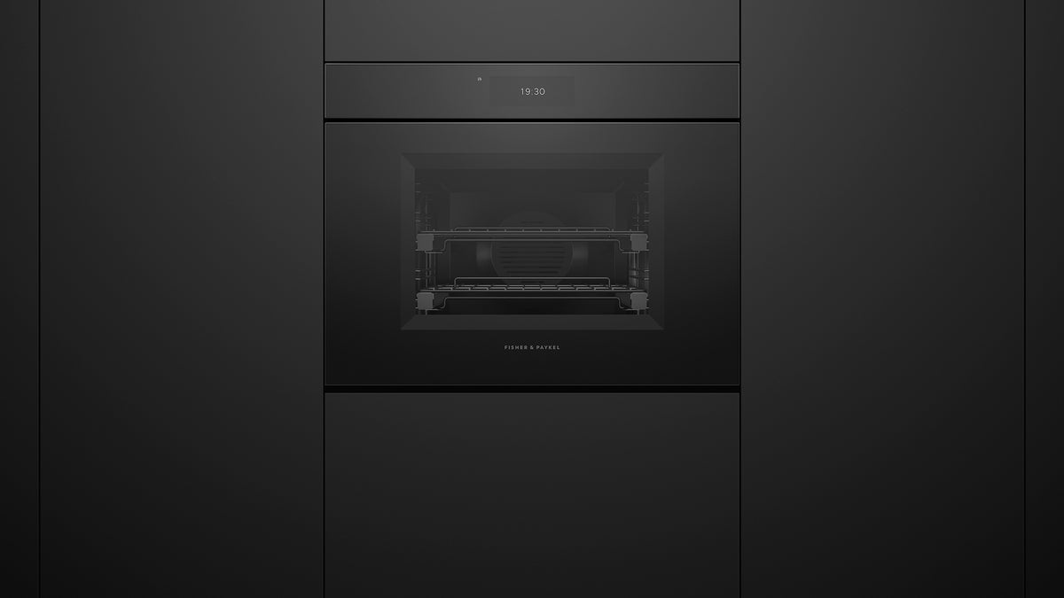 Fisher & Paykel OS30SMUNB3 Combi-Steam Oven Installed - Alternate View