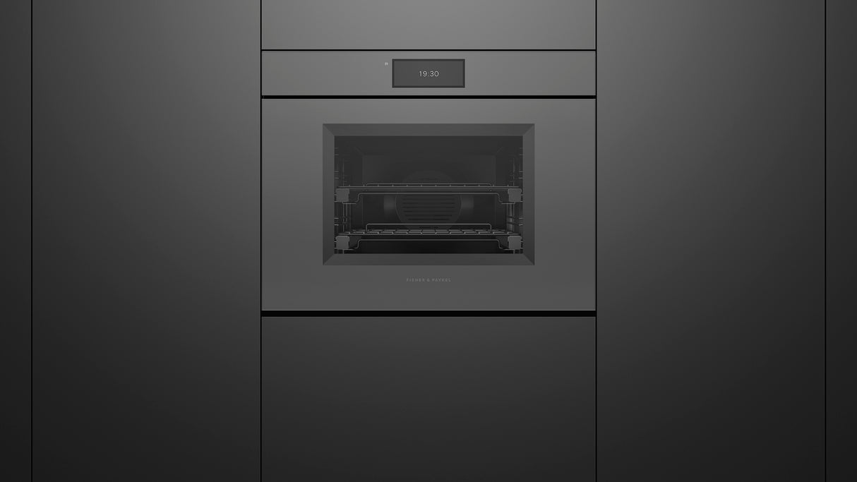 Fisher & Paykel OS30SMUNG3 Minimal Handleless Combi-Steam Oven installed in modern kitchen