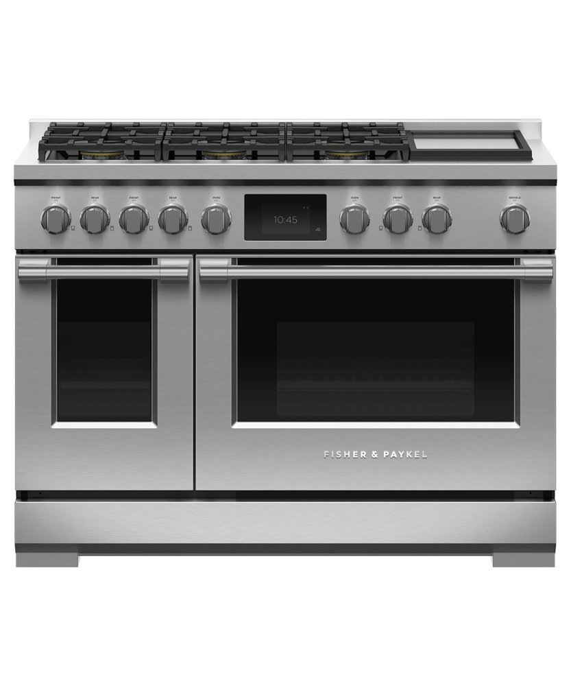 Fisher & Paykel RDV3-486GD-N 48-inch Professional Dual Fuel Range with Griddle, Natural Gas - Image 1