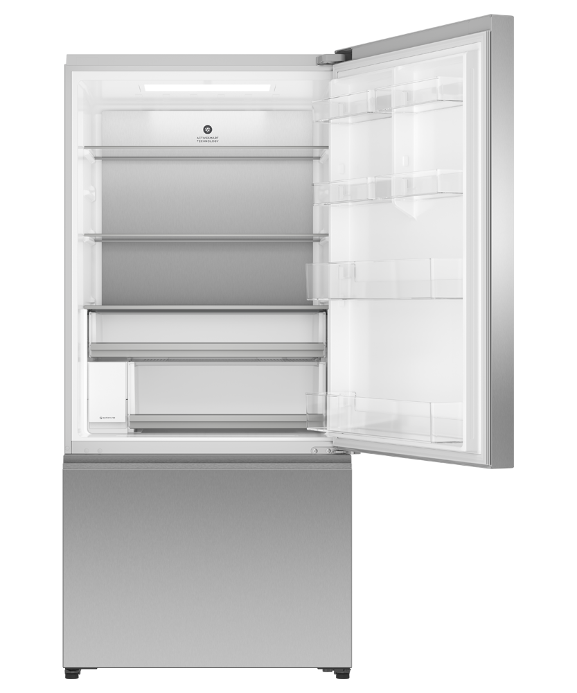 Fisher & Paykel RF178WRNUX1 refrigerator angled studio view