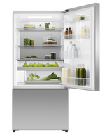 Fisher & Paykel RF178WRNUX1 refrigerator open door studio view